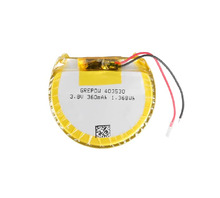 GRP403530-1C-3.8V-360MAH WITH PCM Image